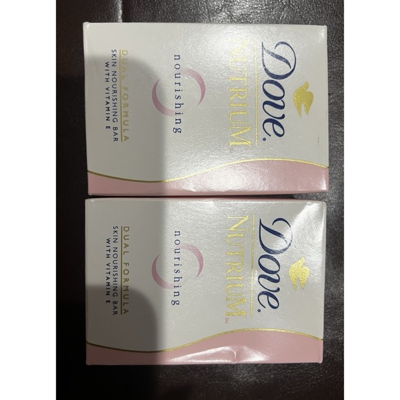 Dove Other - Dove Nutrium Bar Soap Nourishing Dual Formula Nourishing set of 2 (2001) Vintage